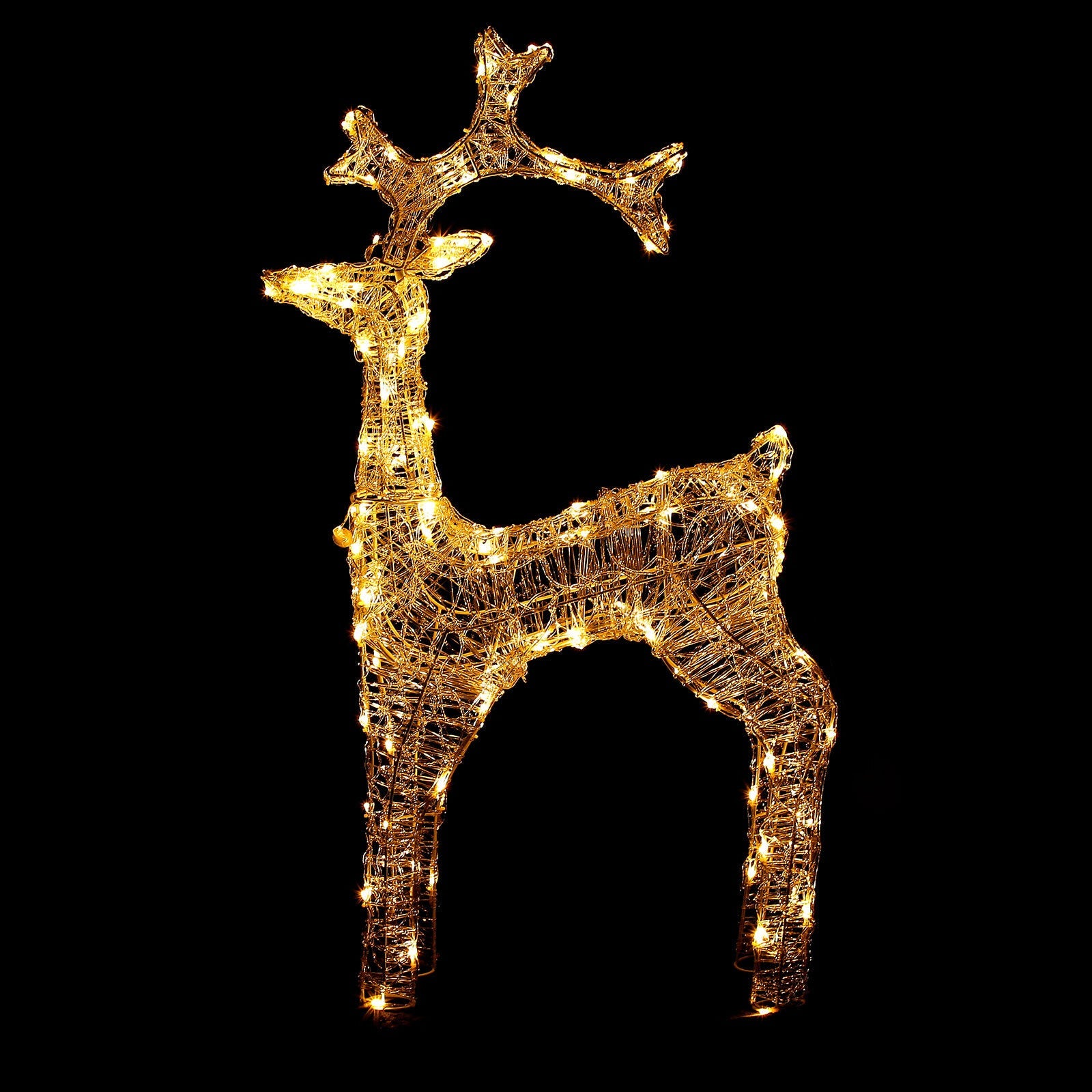 Large Led Stag Reindeer 110cm Height