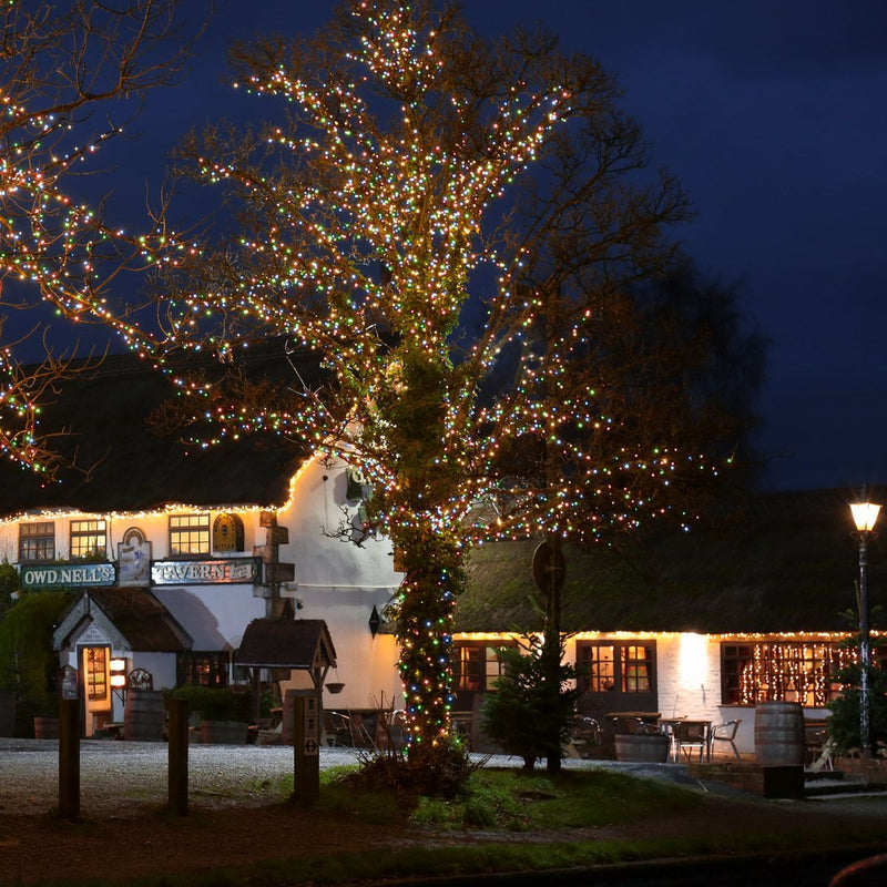 1200 Led Christmas Fairy Light Multi Colour