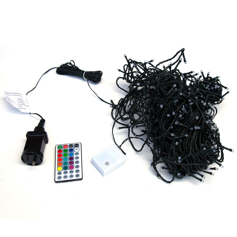 50m 500 Led Dynamic Colour Changing Fairy Light With Remote Control