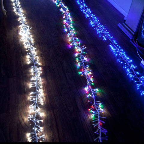 LED Firecracker Effect Fairy Icicle Chaser Light in White
