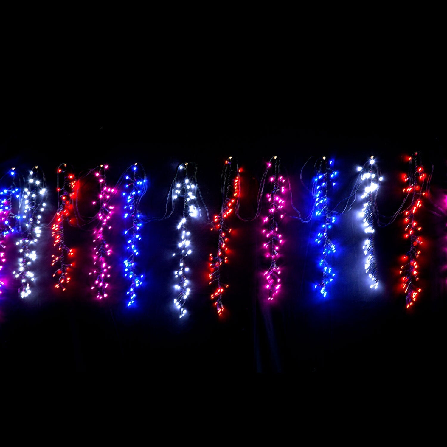 Firecracker Style Icicle Light 800 Led Multi Colour