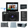 4K Digital Camera 64MP for Photography & Vlogging – Black