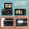 4K Digital Camera 64MP for Photography & Vlogging – Black