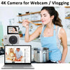 Digital Camera with 3.0″ Flip Screen – White