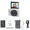 Digital Camera with 3.0″ Flip Screen – White