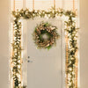 Christmas Wreath Gold Leaves & Berries