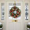 Pre-Lit Christmas Door Wreath – LED