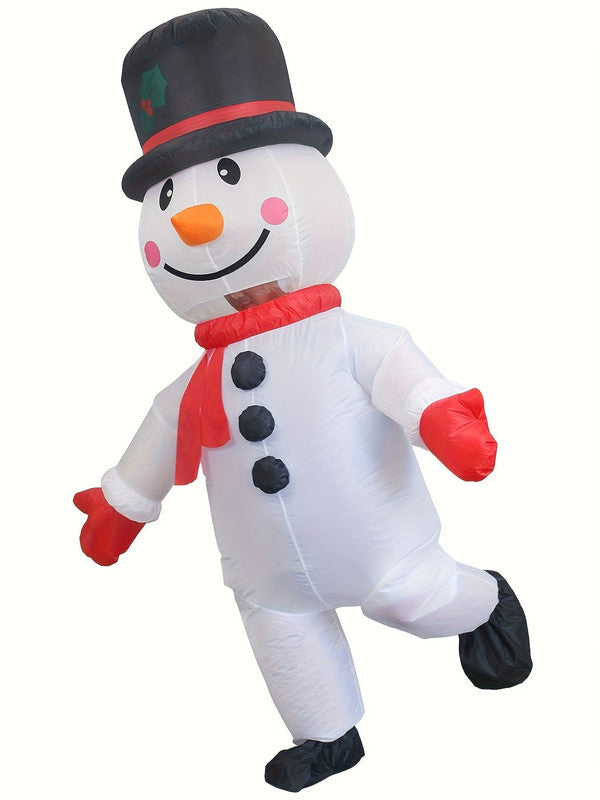 Inflatable Christmas Snowman Decoration for Parties & Outdoor Display