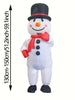 Inflatable Christmas Snowman Decoration for Parties & Outdoor Display