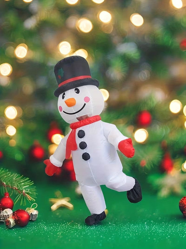 Inflatable Christmas Snowman Decoration for Parties & Outdoor Display