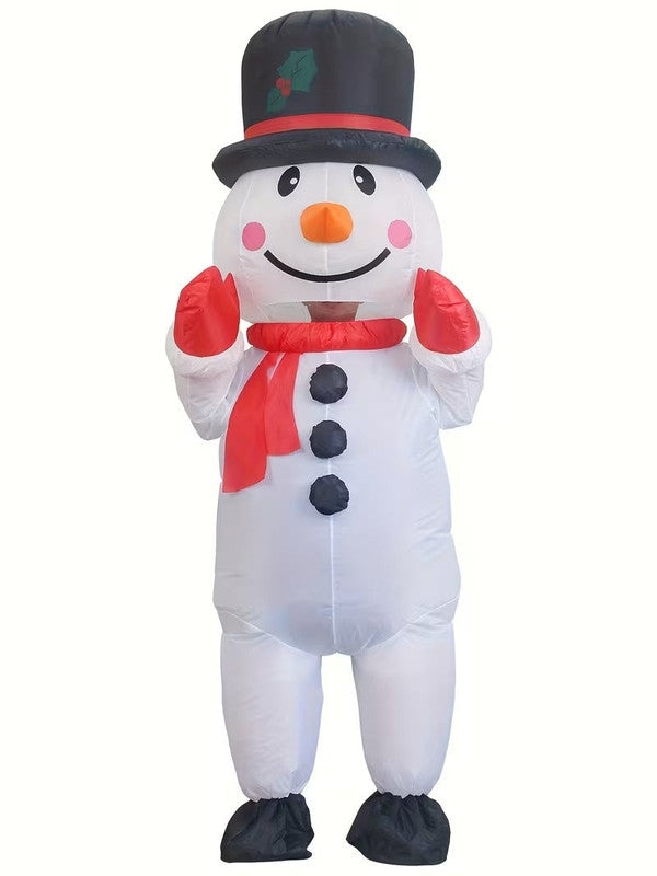 Inflatable Christmas Snowman Decoration for Parties & Outdoor Display