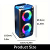 Large Wireless Bluetooth Speaker with Deep Bass