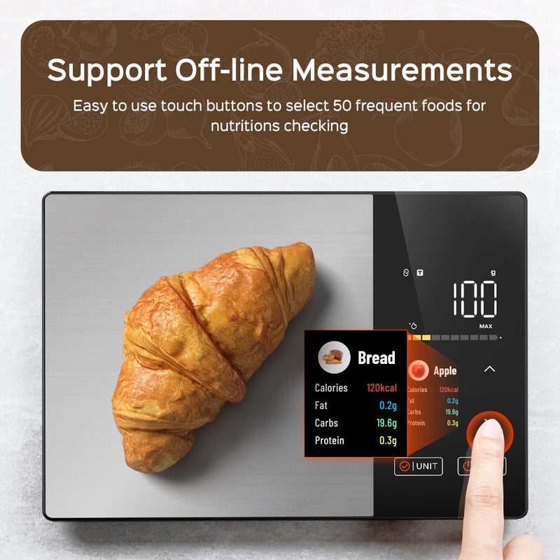 Smart Digital Kitchen Scale with Nutrition Calculator & App