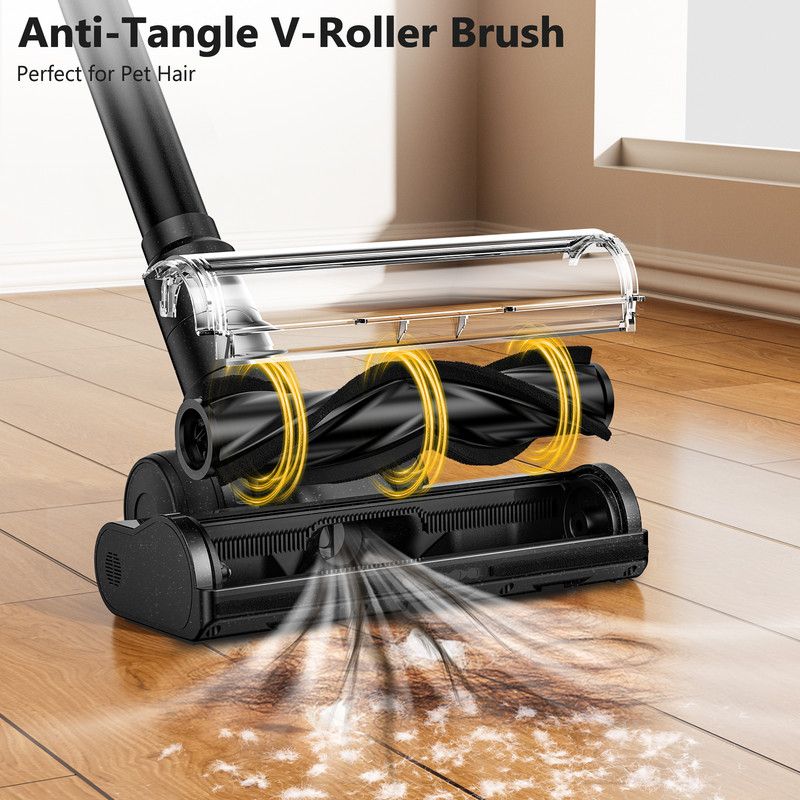 Cordless Vacuum Cleaner – 55Kpa Powerful Suction | 55 Minute Runtime
