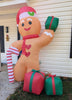 8FT Christmas Inflatable Gingerbread Man with LED