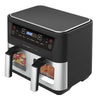 Kitchen Couture 10L Dual View Air Fryer – Stainless Steel