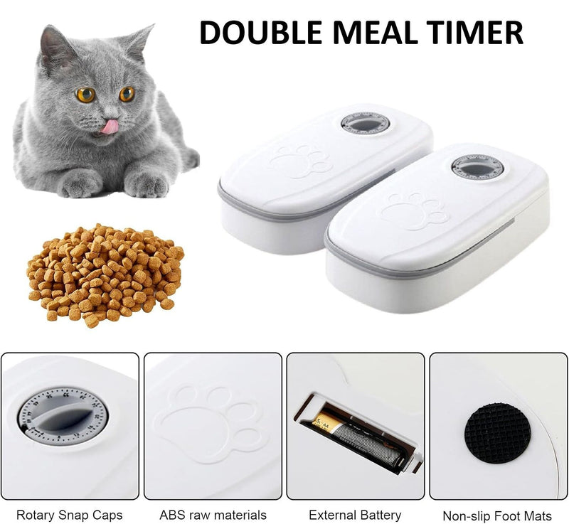 CARLA HOME 2 Meal Automatic Pet Feeder 700ML