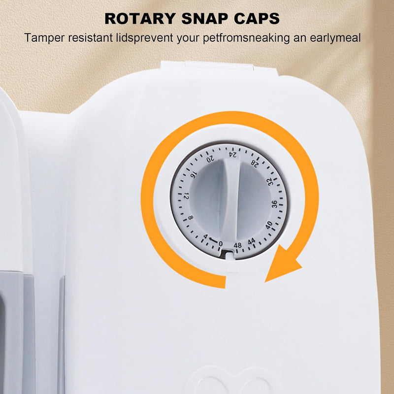 CARLA HOME 2 Meal Automatic Pet Feeder 700ML