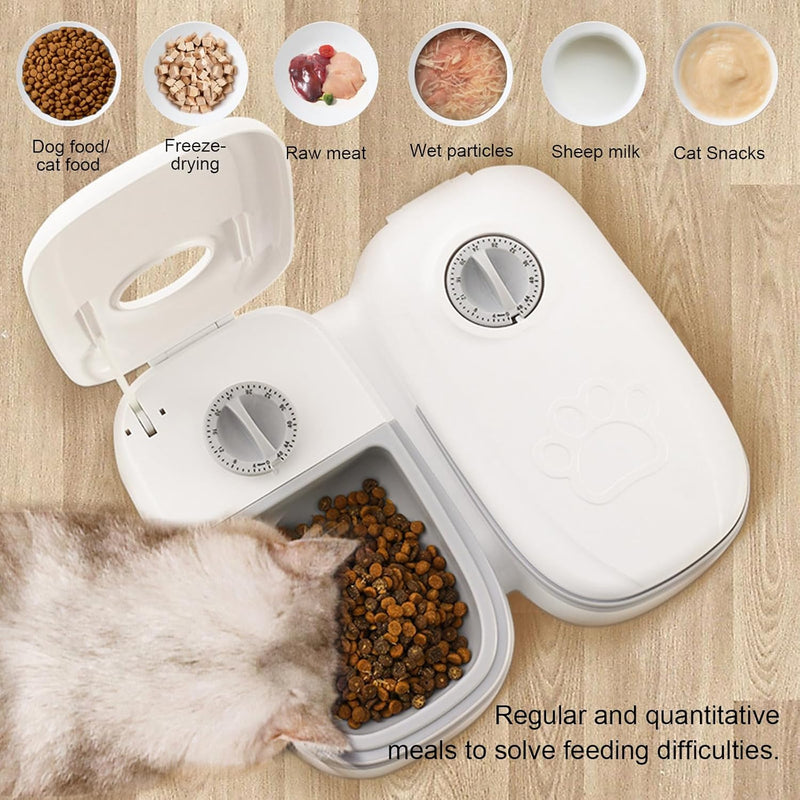 CARLA HOME 2 Meal Automatic Pet Feeder 700ML