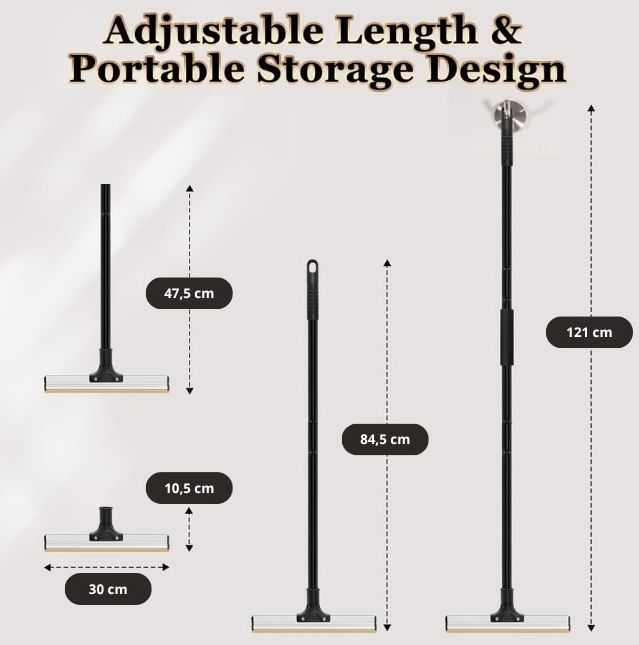 CARLA HOME Pet Hair Remover Broom