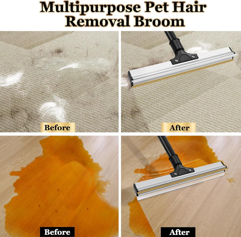 CARLA HOME Pet Hair Remover Broom