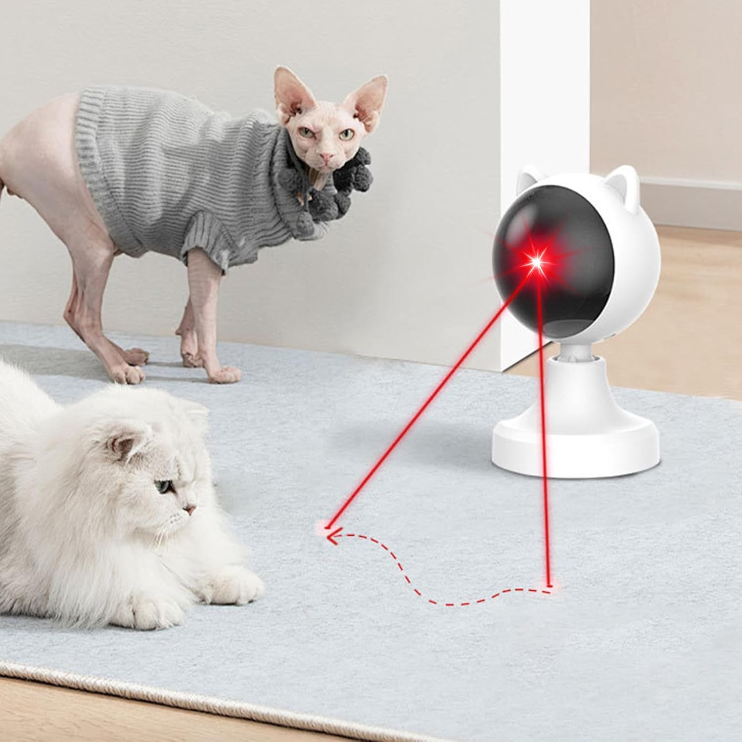 CARLA HOME Interactive Laser Cat Toy
