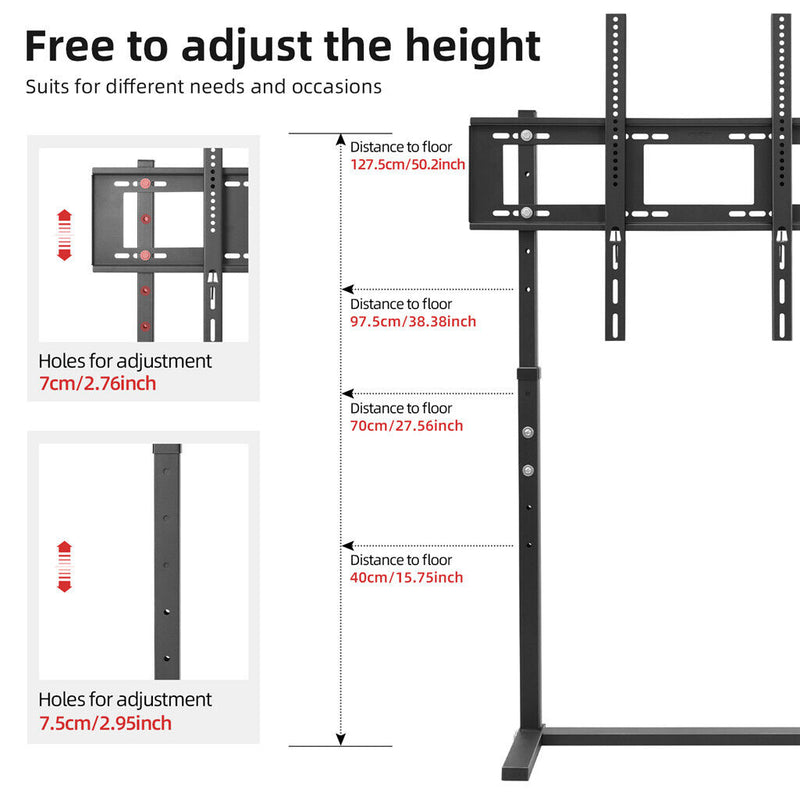 TV Stand Base Mount Bracket – Swivel for 32–100" LED/LCD TVs