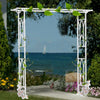 Metal Garden Arch Arbor – Wedding Pergola Trellis