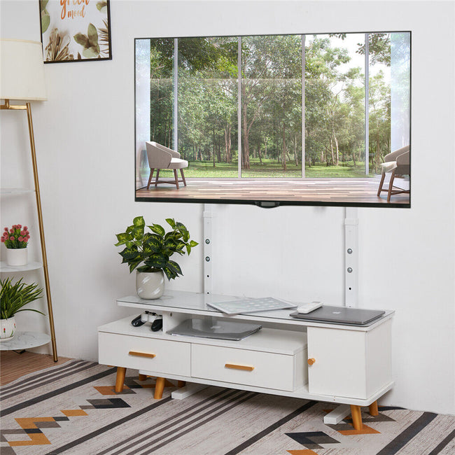 Universal TV Stand Base – Adjustable Floor Mount (32–100")