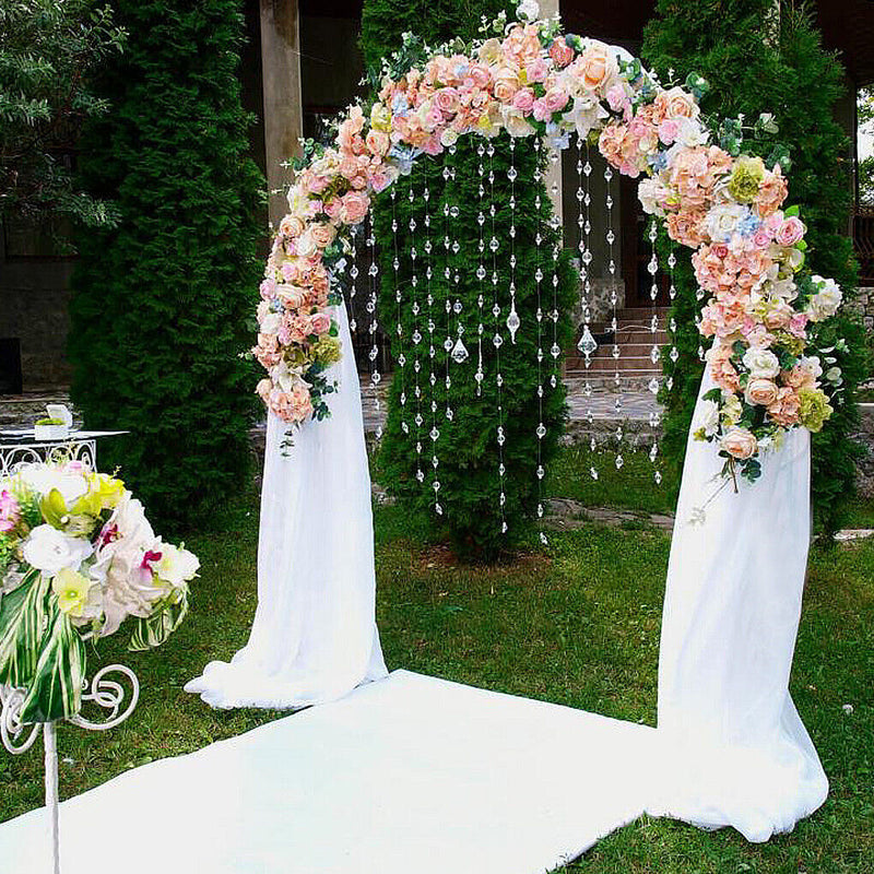 Metal Wedding Arch Garden Arbor – Floral Stand Indoor/Outdoor