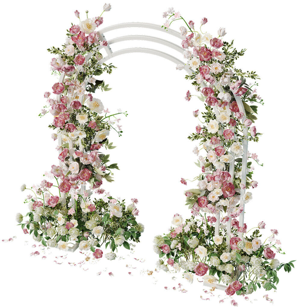 Metal Wedding Arch Garden Arbor – Floral Stand Indoor/Outdoor