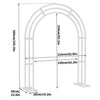 Metal Wedding Arch Garden Arbor – Floral Stand Indoor/Outdoor