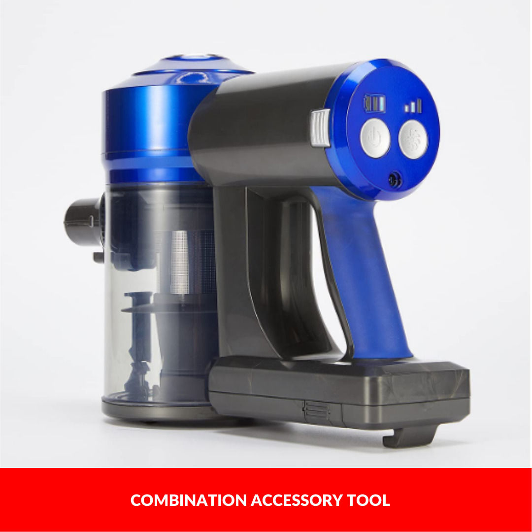 Enigma V8 22.2V Cordless Stick Vacuum Cleaner – Blue w/ Toolkit