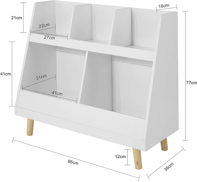 Children’s 5-Compartment Shelving Unit