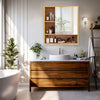 Bathroom Wall Cabinet Mirror 55.5cm – Medicine Storage