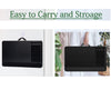 Portable Laptop Desk with Device Ledge, Mouse Pad & Phone Holder – Black 43CM