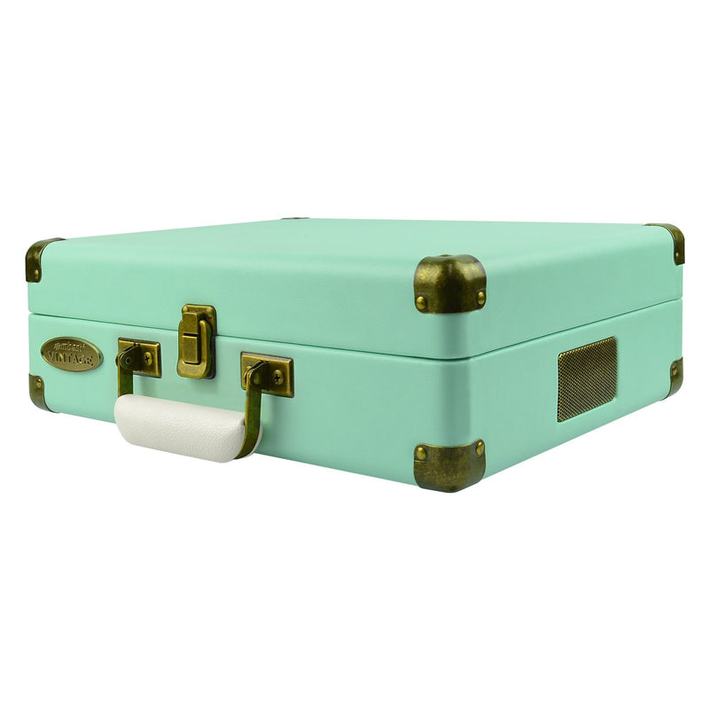Mbeat Tiffany Blue Retro Turntable