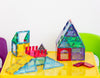 48-Piece Non-Toxic STEM Magnetic Tiles Set with Storage Bag