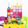 200pcs Magnetic Puzzle Tiles – Educational & Safe, Includes Bag