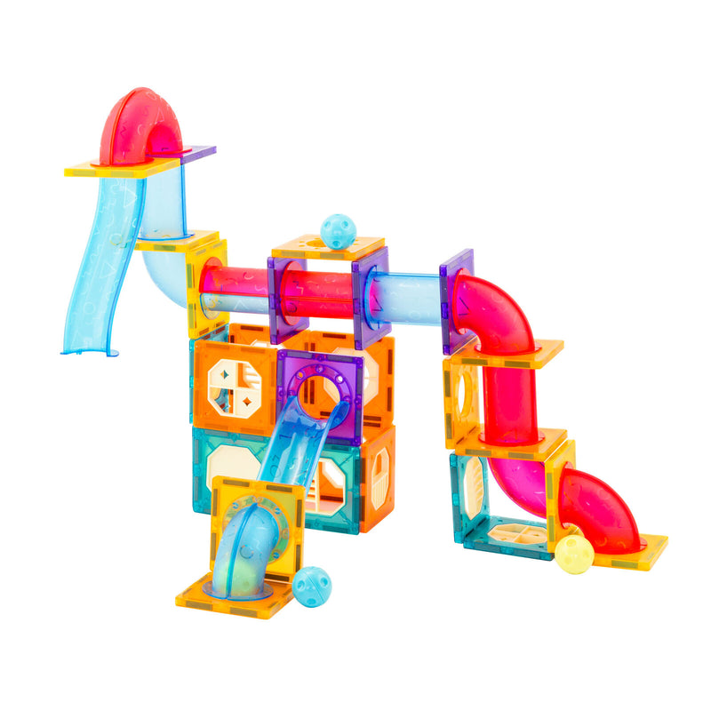 88pcs Magnetic Puzzle Tiles – Educational & Safe, Includes Bag