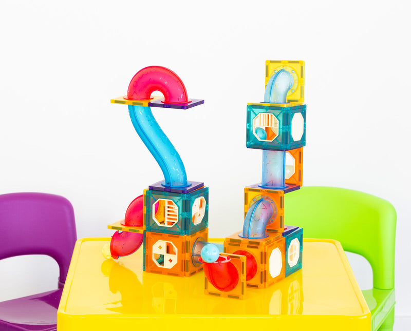 88pcs Magnetic Puzzle Tiles – Educational & Safe, Includes Bag