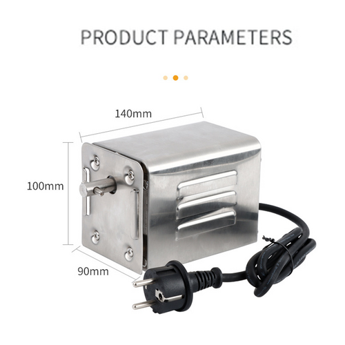Electric BBQ Rotisserie Motor & Spit – Stainless Steel (AU Plug)