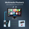 7" Portable Car Stereo Wireless Apple CarPlay Android Auto + Camera