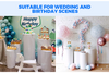 5pcs Round Plinth Display Stands – Wedding & Event Pedestals
