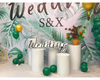 5pcs Round Plinth Display Stands – Wedding & Event Pedestals