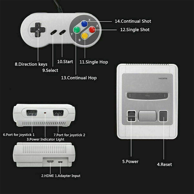 621-in-1 Retro Mini Game Console