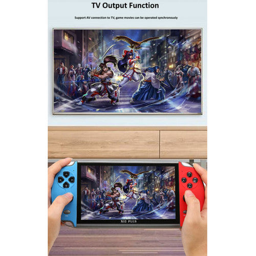 X12 Plus 7″ Handheld Game Console – 20,000+ Retro Games