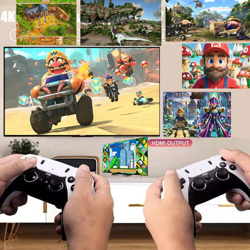 60,000+ Retro Game Stick – 4K HDMI with 2 Wireless Controllers