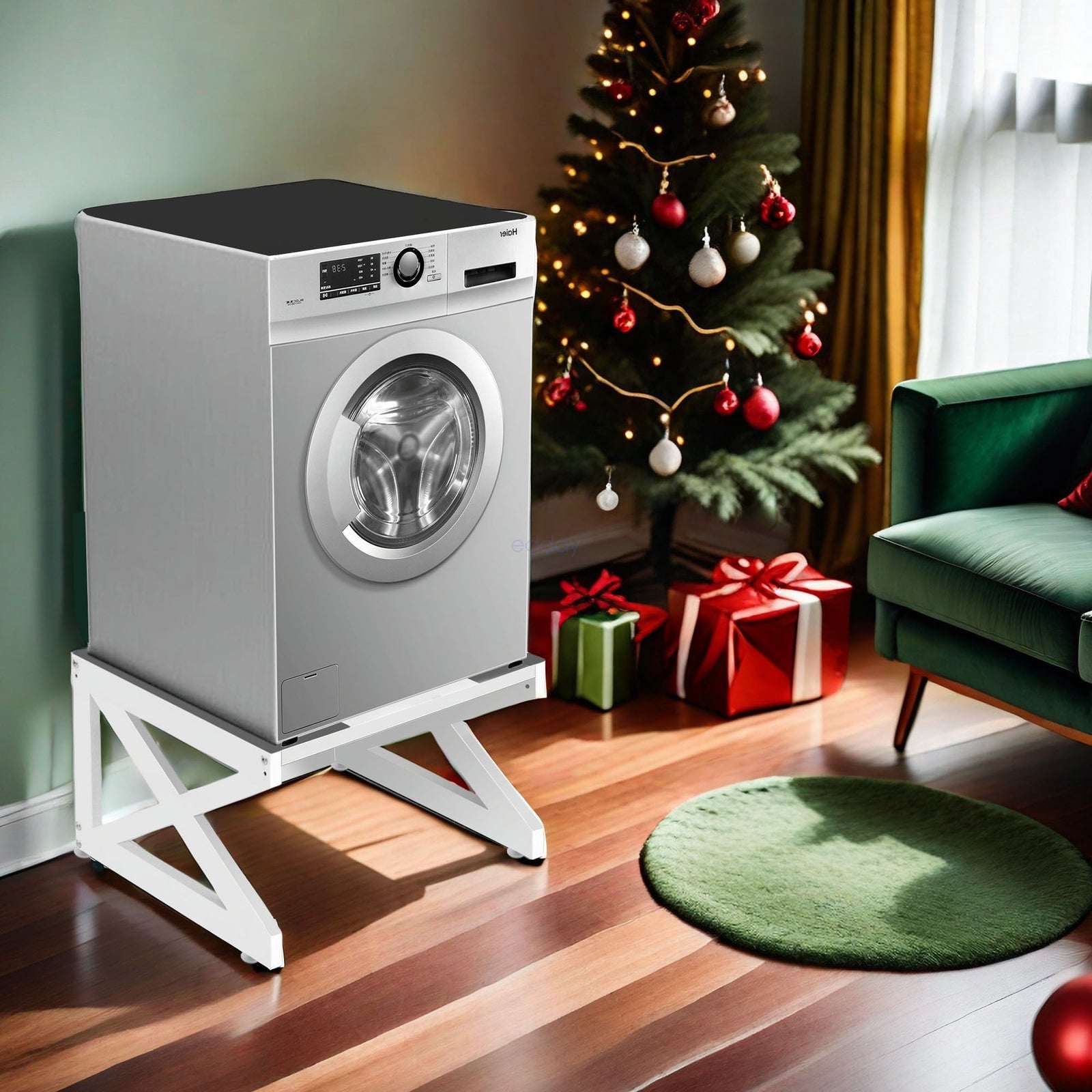Washing Machine Pedestal Stand 120kg Anti-Slip