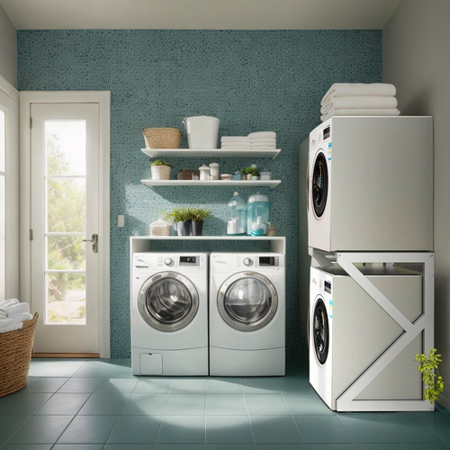 Fixed-Height Dryer Stand V4.0 for Front-Loading Washers – Fits All